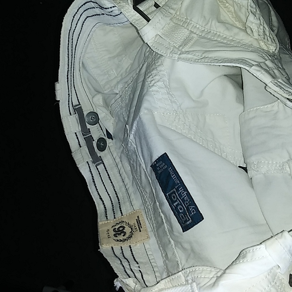Polo Ralph Lauren Men’s Aviator Paratrooper Rare White Utility Cargo Pants-36x32 - Picture 10 of 10